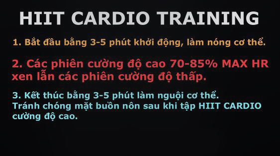 Cardio là gì? Tập HIIT để giảm cân, giữ cơ hiệu quả