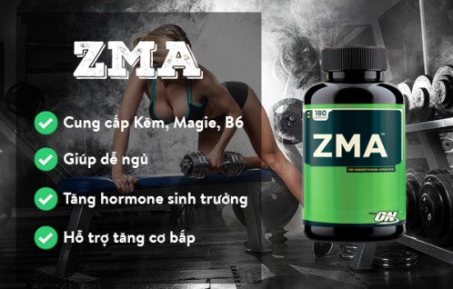 ZMA giúp tăng hormone tăng trưởng 