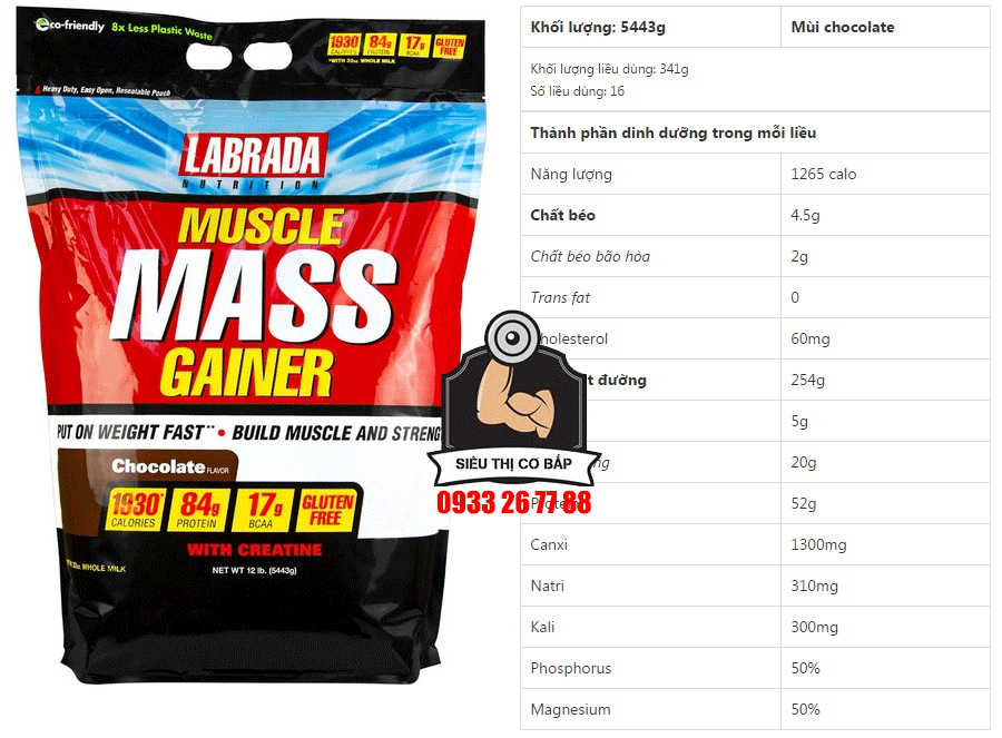 Muscle Mass Gainer có tốt không
